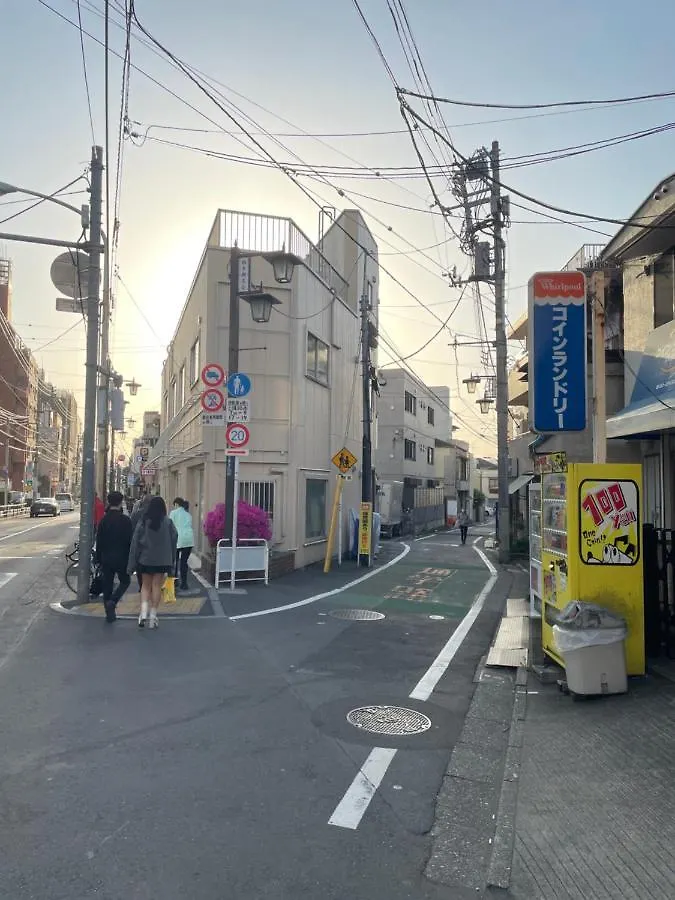 都心の家30 Square Meter King Size Bed With Stepping Rice Tokyo Apartment
